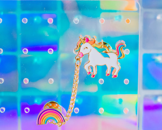 Unicorn + Rainbow Pin