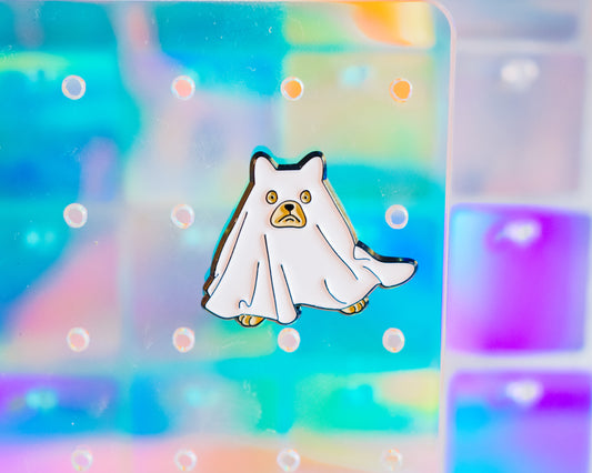 Ghost Pup Pin